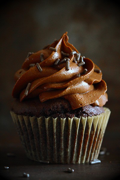 photo of chocolate cupcake