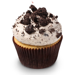 photo of cookies 'n cream cupcake'