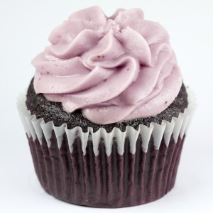 photo of marionberry cupcake